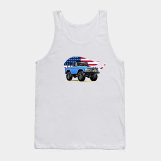 Blue Bronco USA Print Tank Top